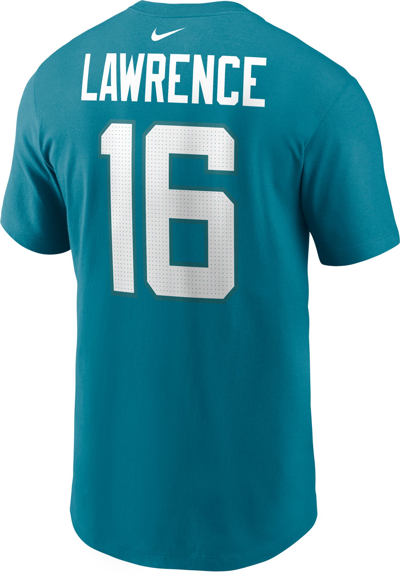 Nike Men's Jacksonville Jaguars Trevor Lawrence #16 Teal T-Shirt product image