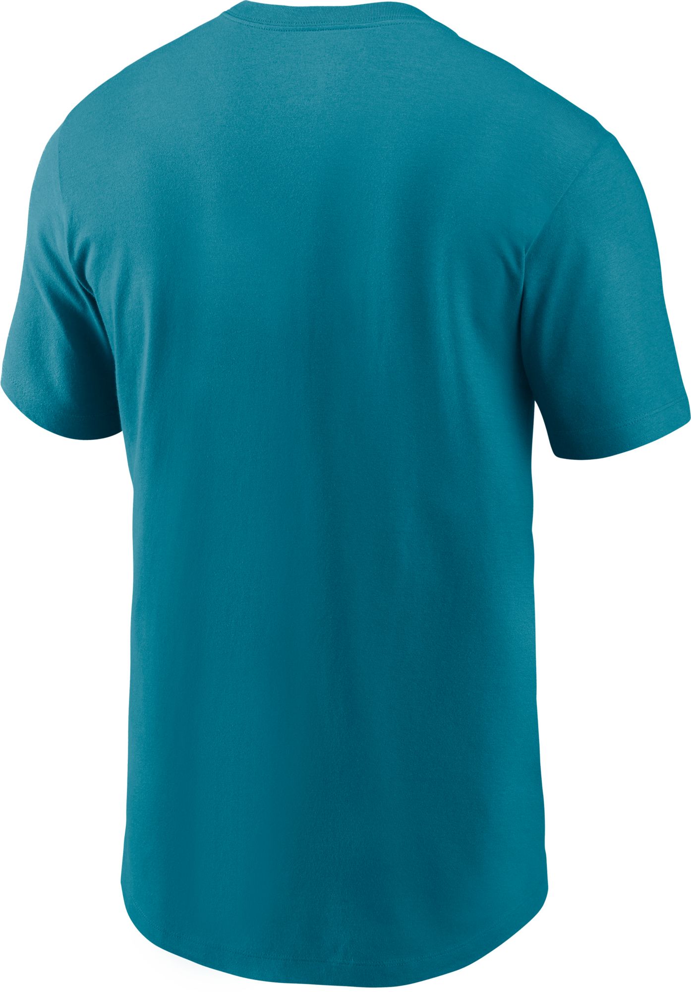 Nike Men's Jacksonville Jaguars Wordmark Teal Throwback TShirt Dick