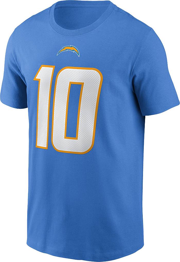 Nike Men's Los Angeles Chargers Blitz Back Slogan Blue T-Shirt