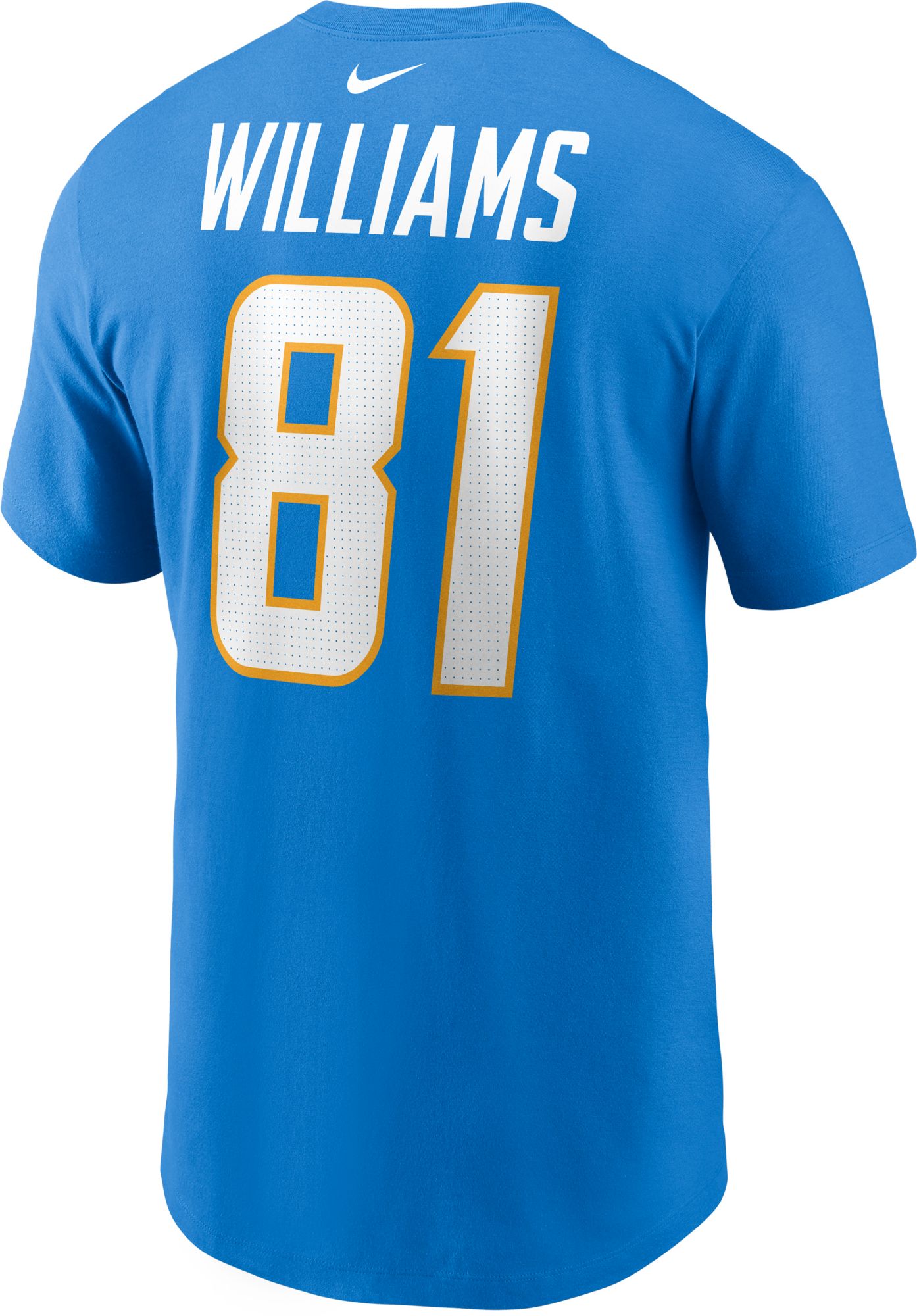Nike Los Angeles Chargers No81 Mike Williams Pink Women's Stitched NFL Limited Rush Fashion Jersey