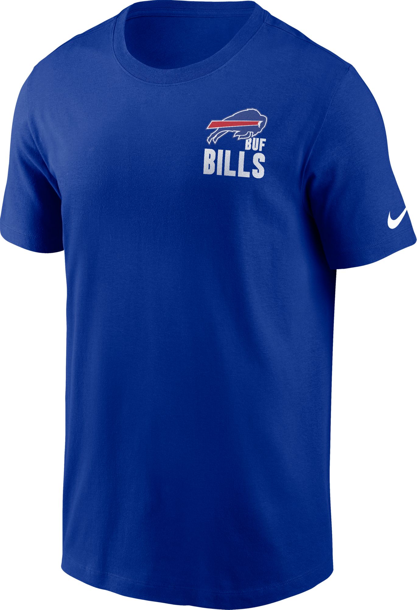 Nike Men's Buffalo Bills Blitz Back Slogan Royal T-Shirt