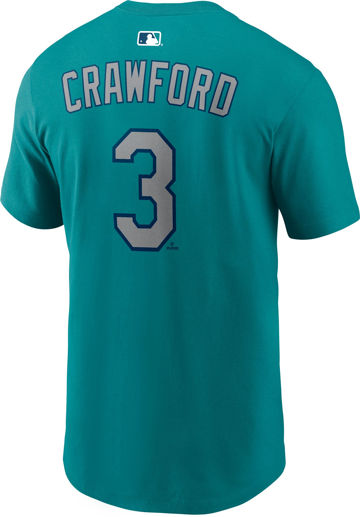 Nike Men's Seattle Mariners JP Crawford #3 Green Anniversary T-Shirt product image