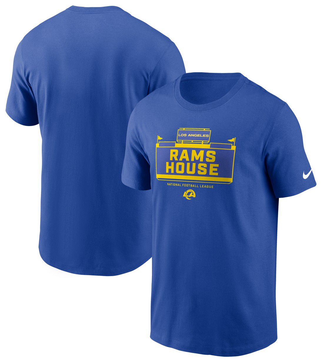 Nike Men's Los Angeles Rams Cotton Essential Local Game Royal T-Shirt product image