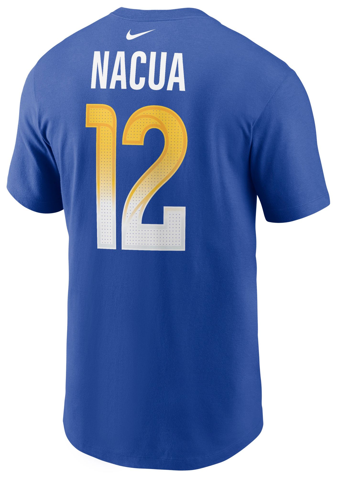 Nike Men's Los Angeles Rams Puka Nacua #12 Blue T-Shirt product image