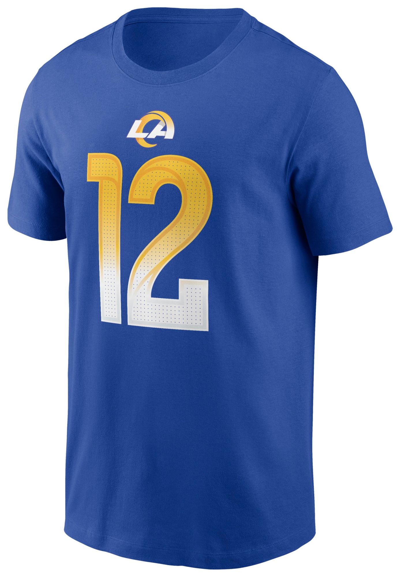Nike Men's Los Angeles Rams Puka Nacua #12 Blue T-Shirt product image