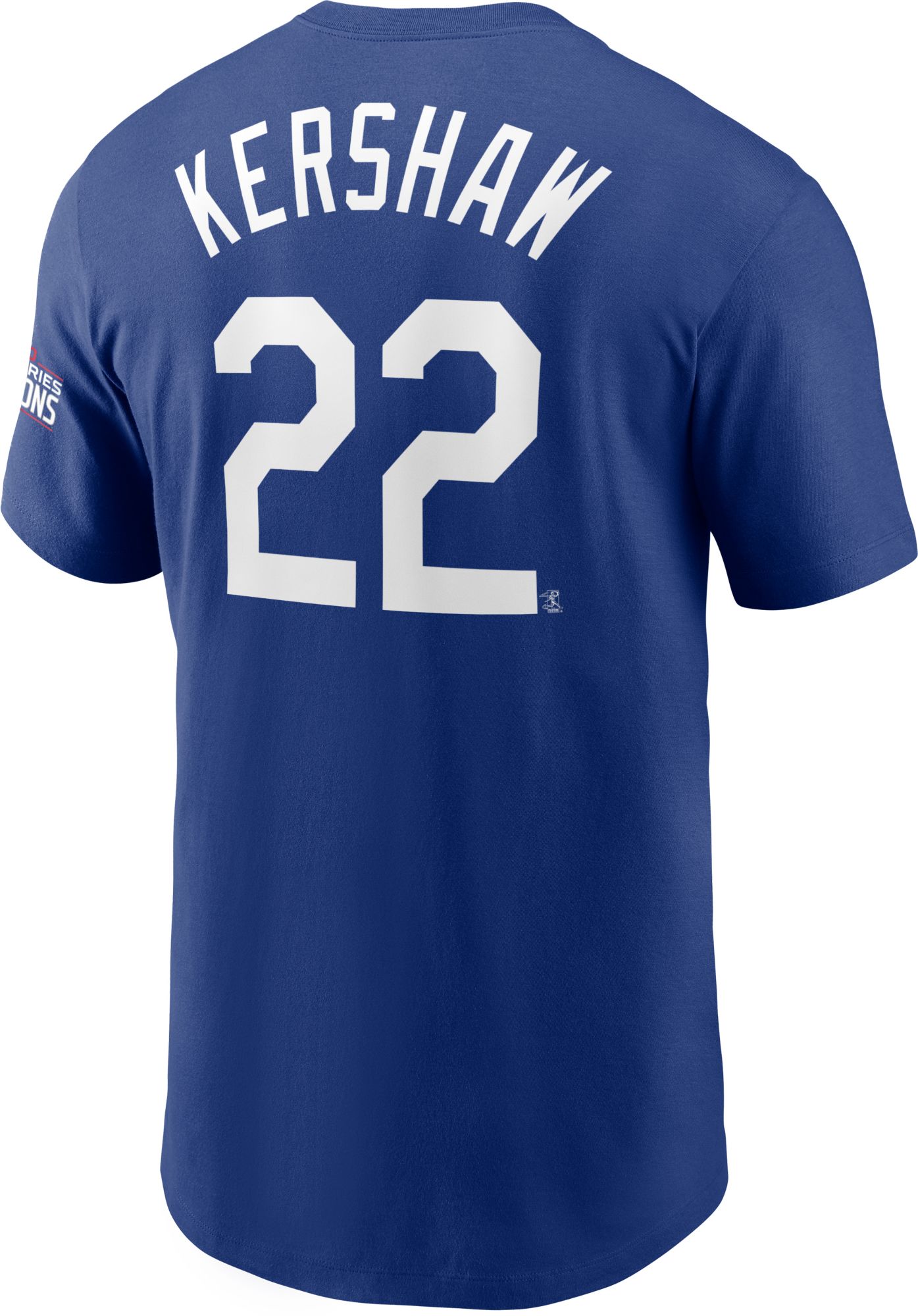 Nike Men's Los Angeles Dodgers Klayton Kershaw #22 Royal T-Shirt product image