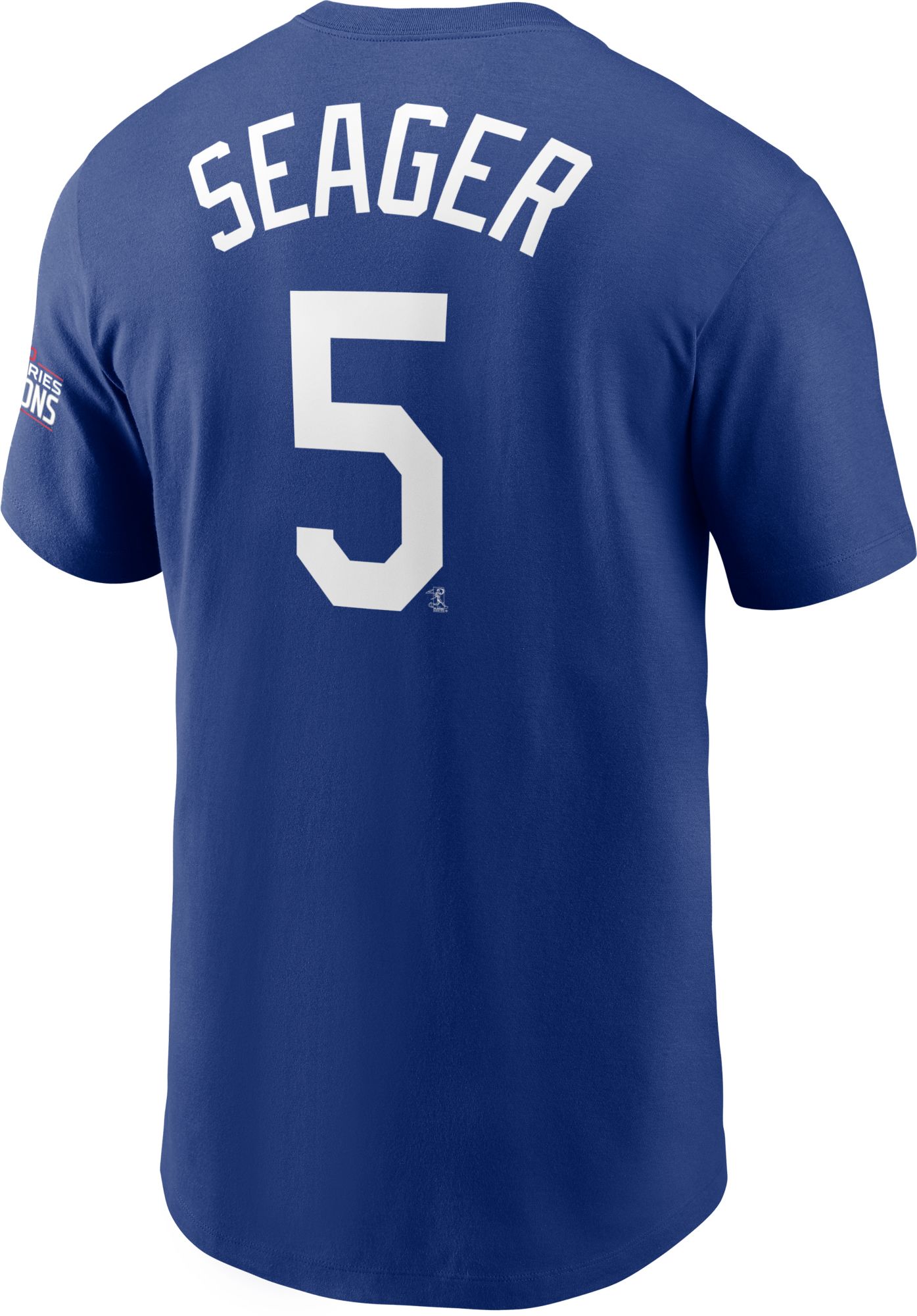 Nike Men's Los Angeles Dodgers Corey Seager #5 Royal T-Shirt product image
