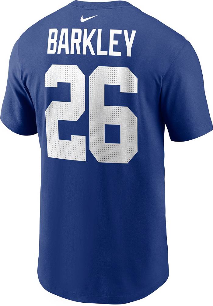 Nike NFL New York Giants (Saquon Barkley) Men's Game Football Jersey - Blue S