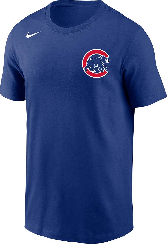 Nike Men's Chicago Cubs Dansby Swanson #7 T-Shirt - Royal Blue - XL Each