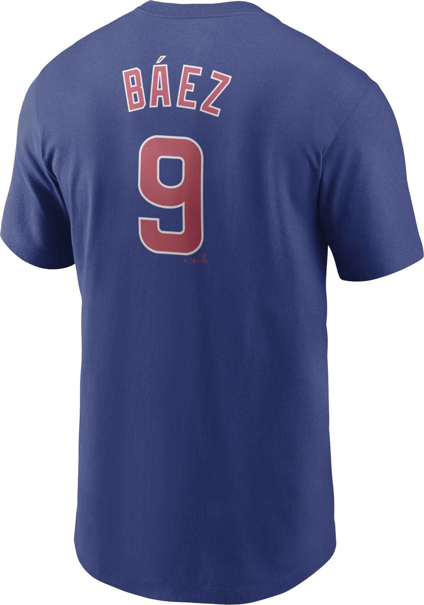 Nike Men's Chicago Cubs Javier Baez #9 Blue T-Shirt product image