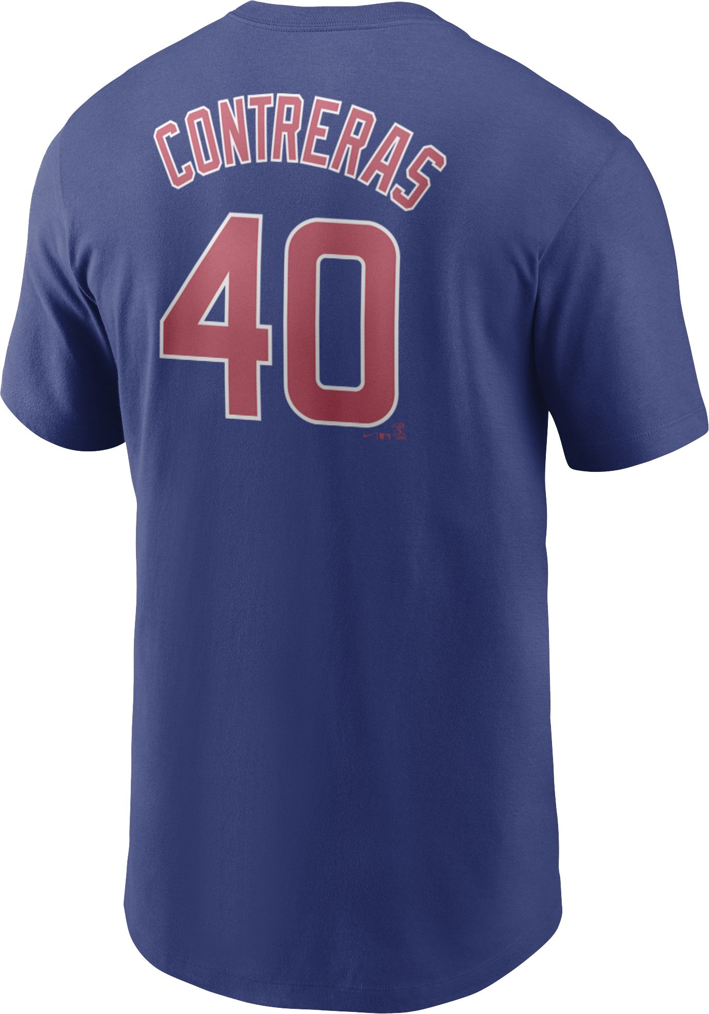 Nike Men's Chicago Cubs Wilson Contreras #40 Blue T-Shirt product image