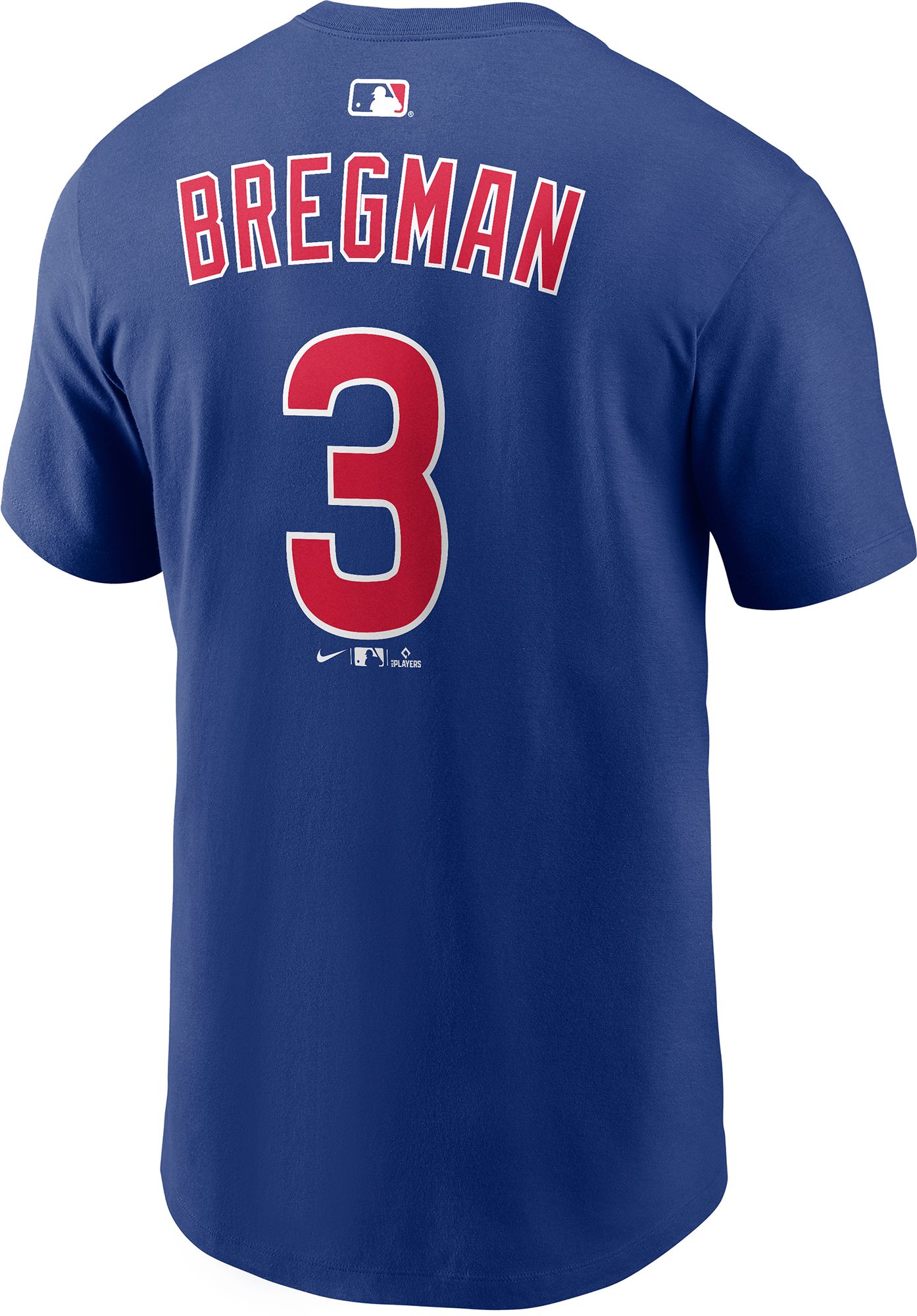 Nike Men's Chicago Cubs Alex Bregman #3 Blue Home T-Shirt product image