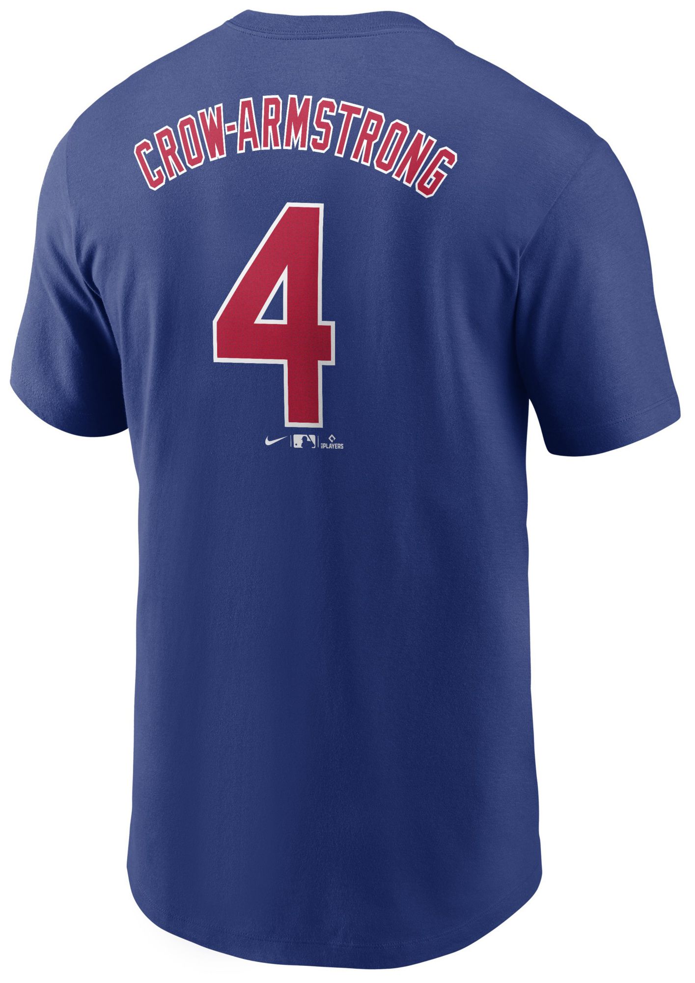 Nike Men's Chicago Cubs Pete Crow Armstrong #4 Blue T-Shirt product image
