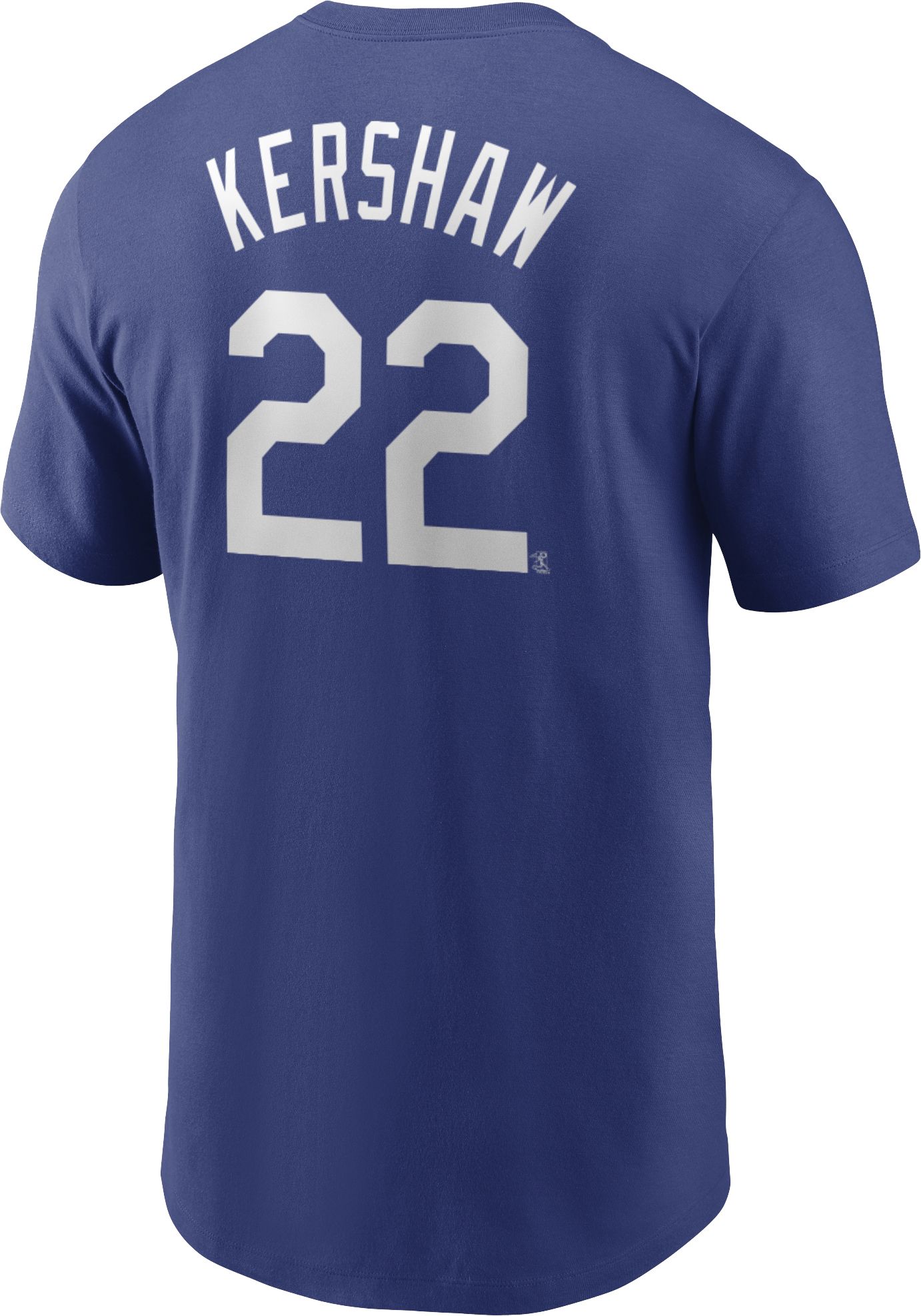 Nike Men's Los Angeles Dodgers Clayton Kershaw #22 Blue T-Shirt product image