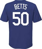 Nike Men's Los Angeles Dodgers Mookie Betts #50 Blue T-Shirt product image