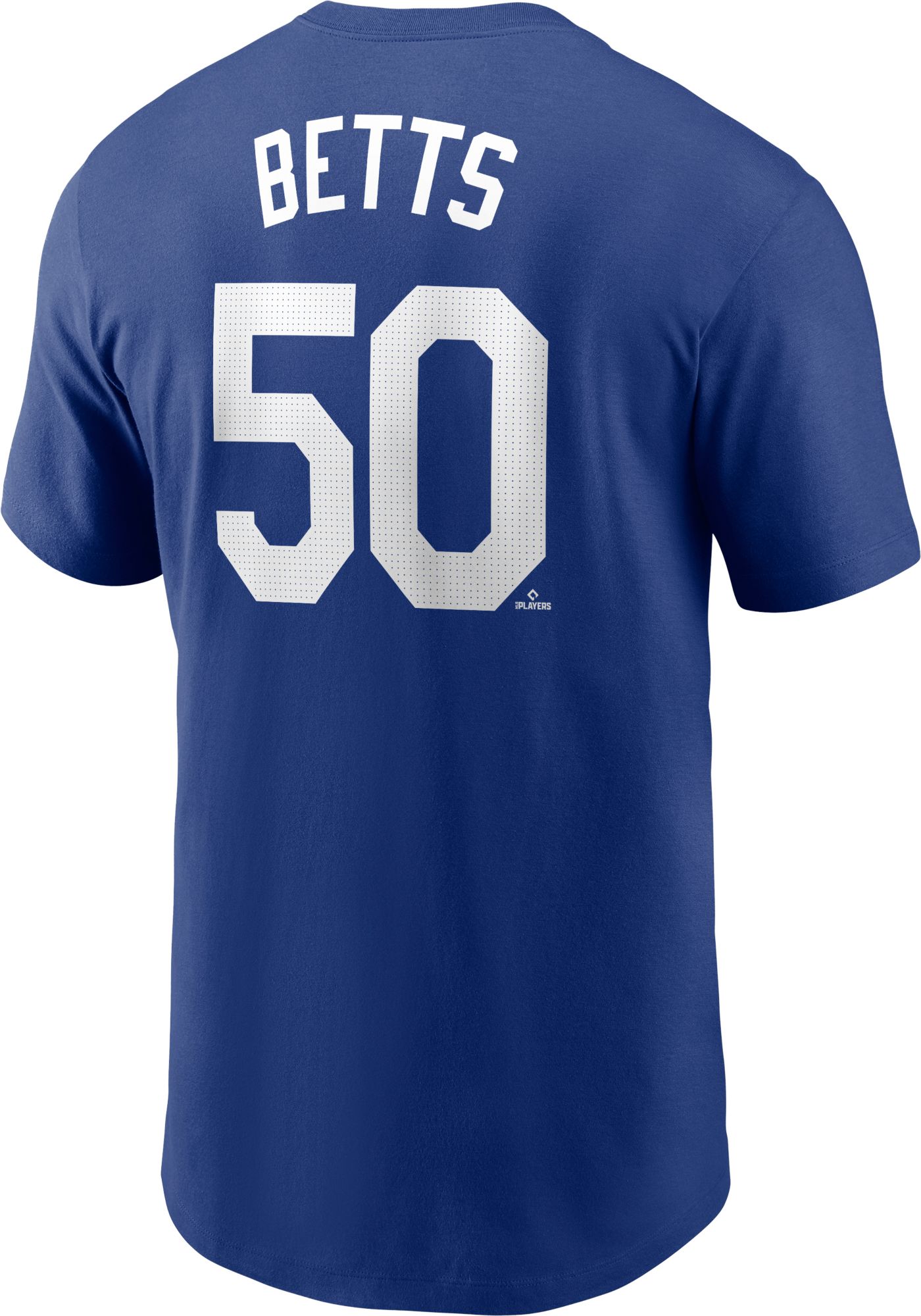 Nike Men's Los Angeles Dodgers Mookie Betts #50 Blue T-Shirt product image