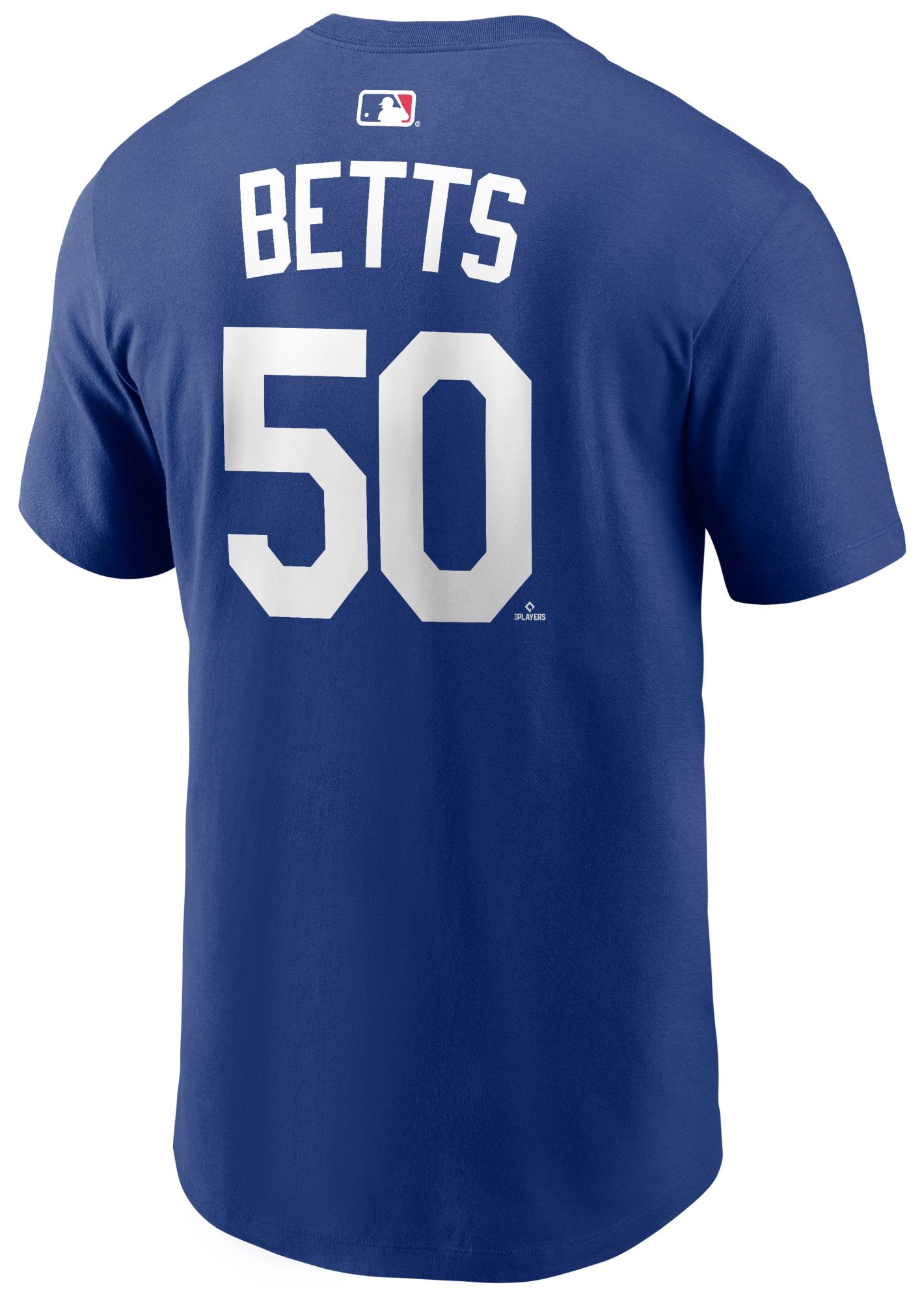 Nike Men's Los Angeles Dodgers Mookie Betts #50 Blue Home T-Shirt