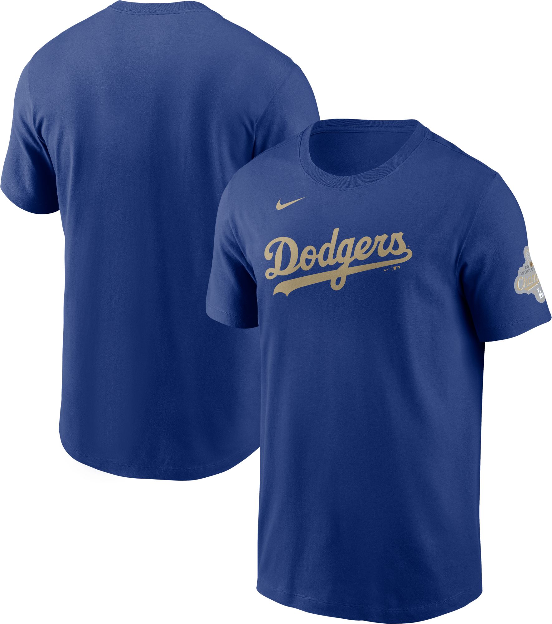 Nike Men's Los Angeles Dodgers 2026 Gold Collection Wordmark T-Shirt product image