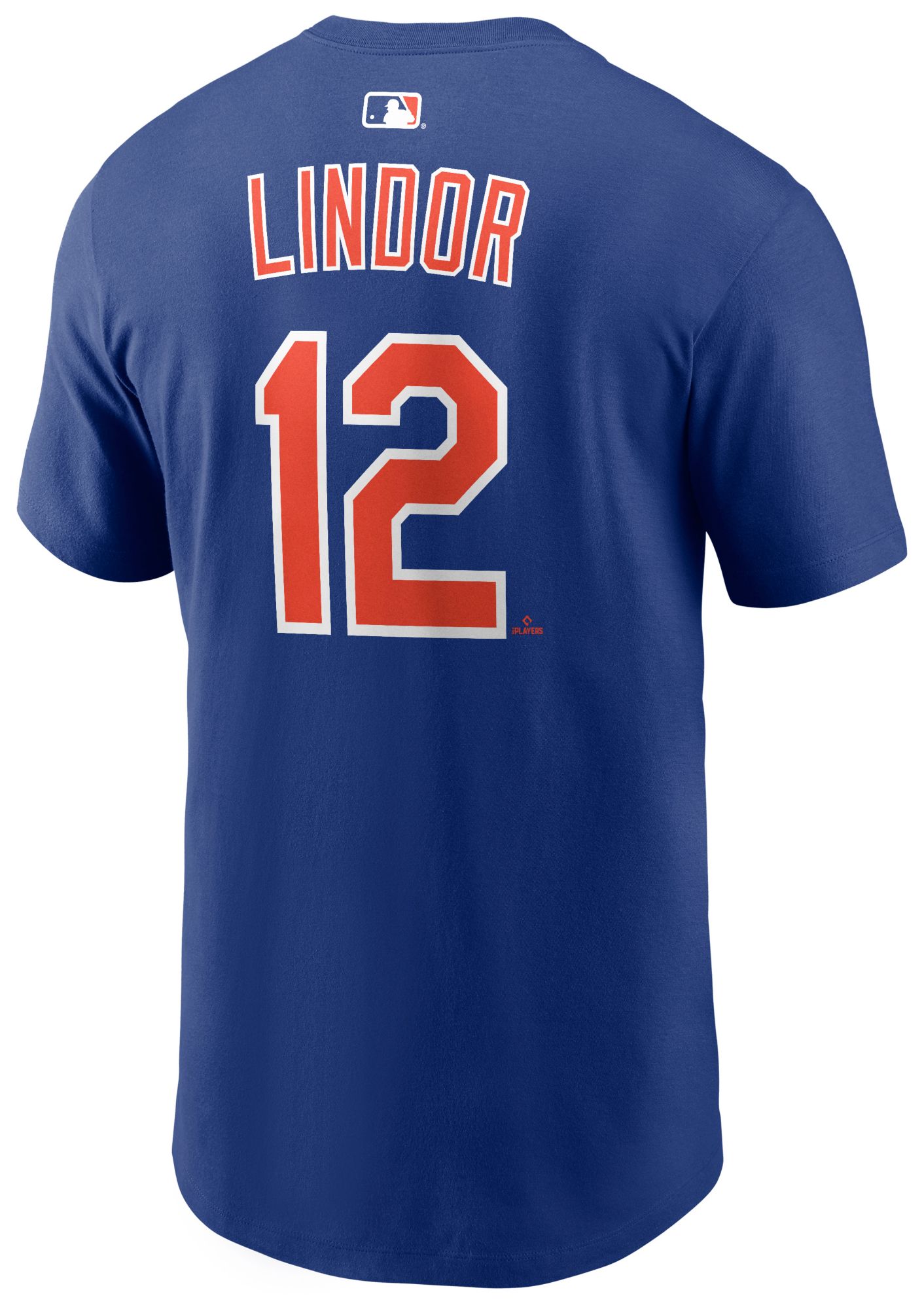 Nike Men's New York Mets Francisco Lindor #12 Blue Home T-Shirt product image