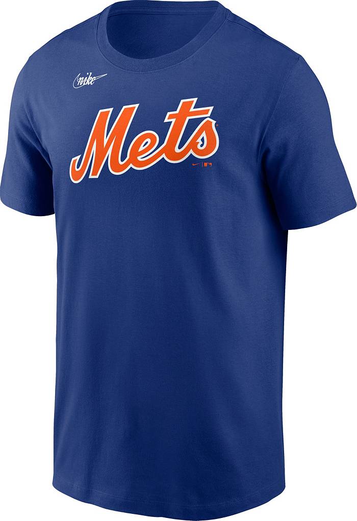 Vintage Majestic NY Mets Shirt Medium Orange Graphic Tee