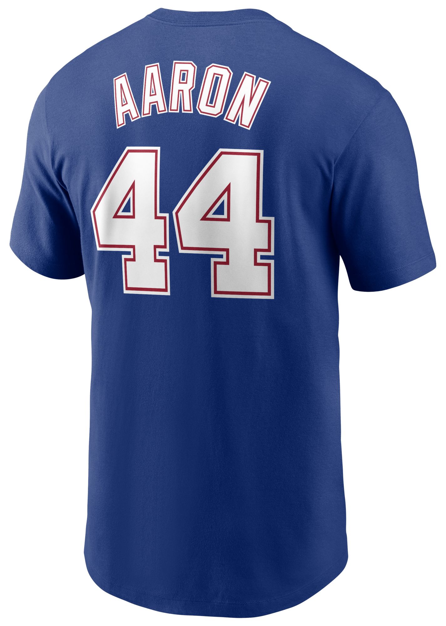 Nike Men's Atlanta Braves Hank Aaron #44 Blue Cooperstown T-Shirt product image