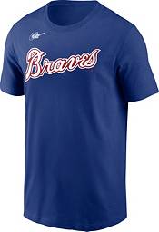 Nike Men's Atlanta Braves Hank Aaron #44 Blue T-Shirt product image