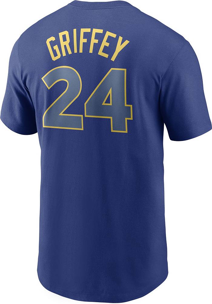 Men's Nike Ken Griffey Jr Seattle Mariners Cooperstown Collection White and  Navy Jersey