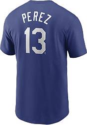 Nike Men's Kansas City Royals Salvador Perez #13 Blue T-Shirt product image