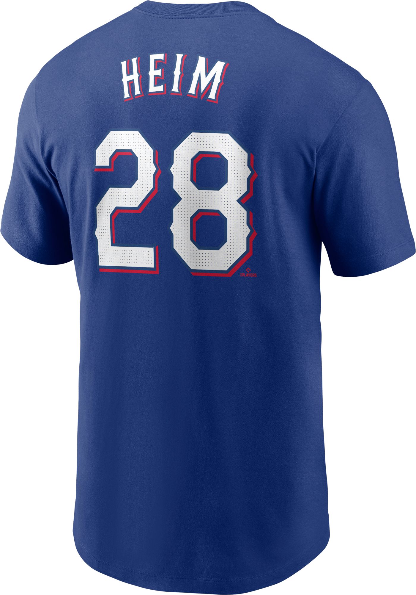 Nike Men's Texas Rangers Jonah Heim #28 Blue T-Shirt product image