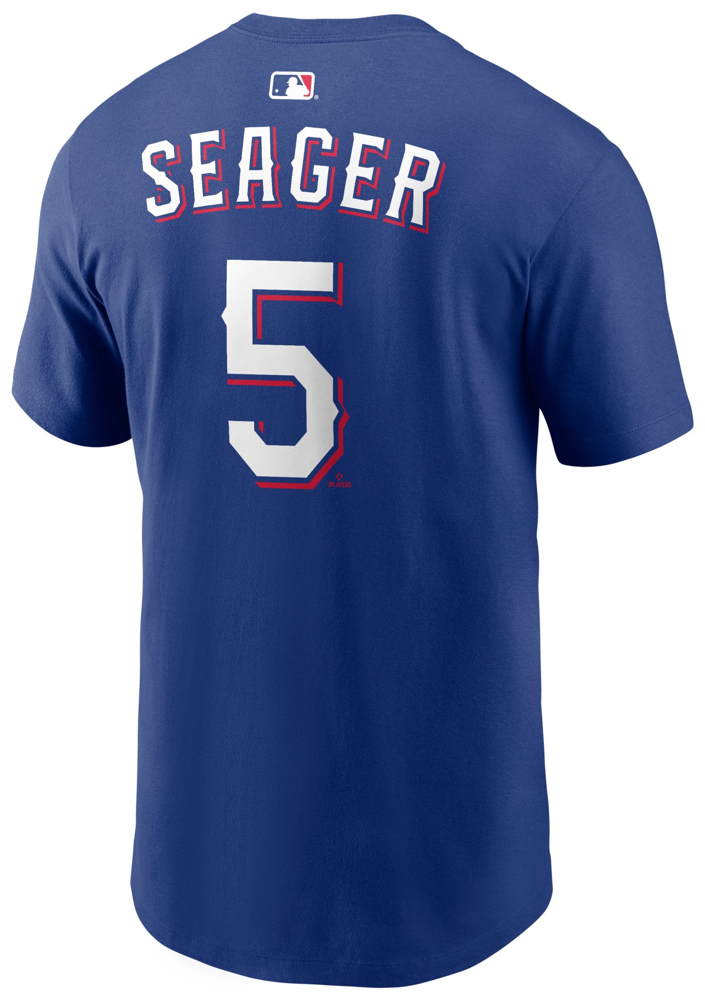 Nike Men's Texas Rangers Corey Seager #5 Blue Home T-Shirt product image