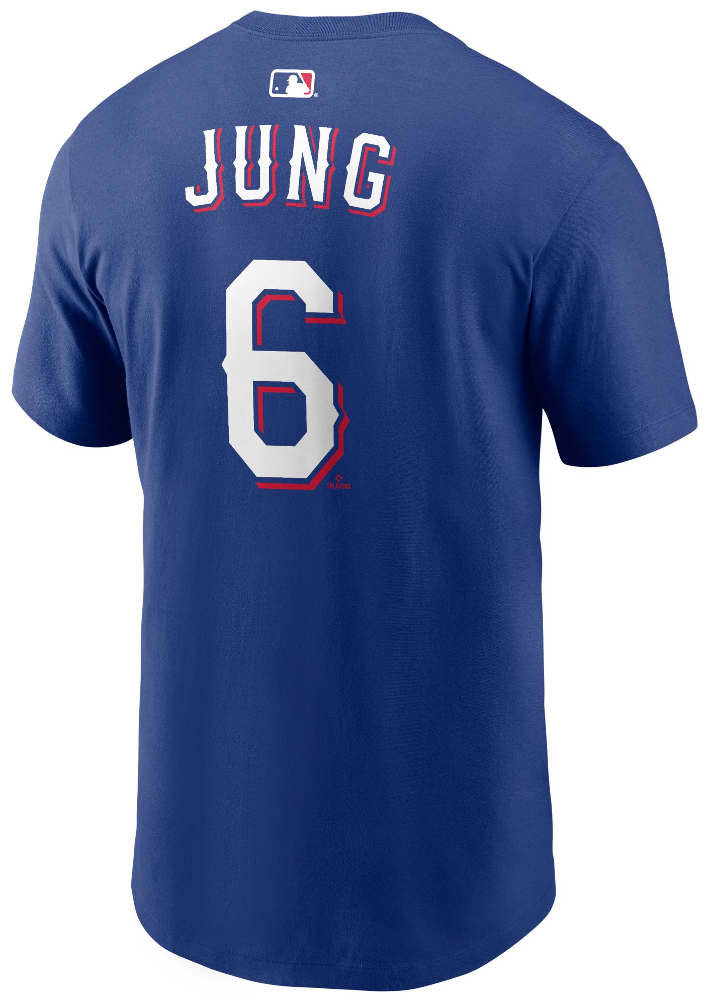 Nike Men's Texas Rangers Josh Jung #6 Blue Home T-Shirt product image