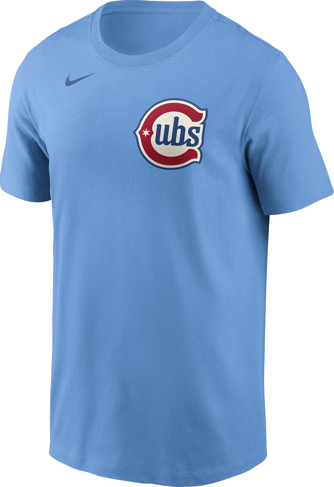 Nike Men's Chicago Cubs Alex Bregman #3 Light Blue Alternate T-Shirt product image