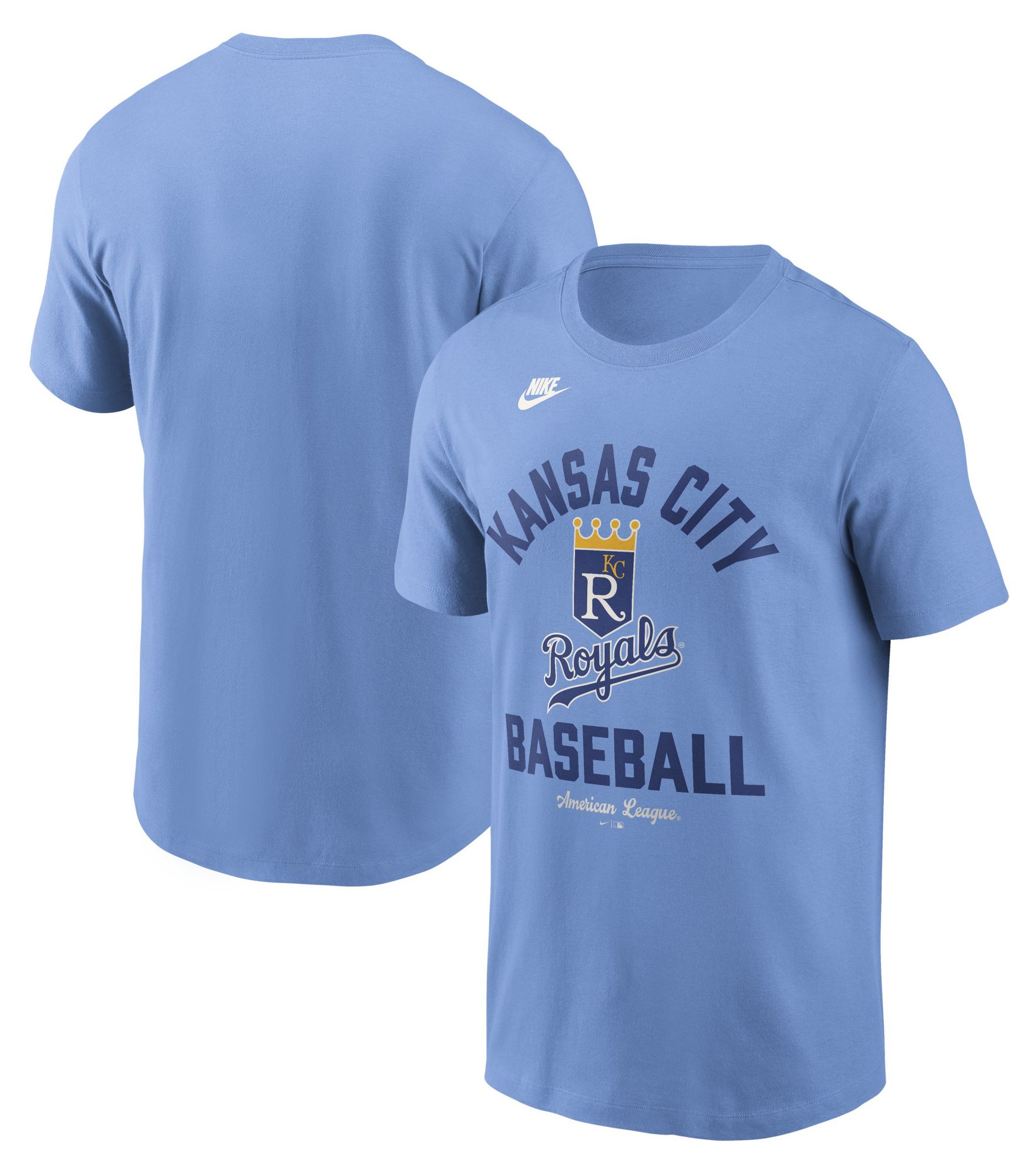 Nike Men's Kansas City Royals Blue Arch Logo Cooperstown T-Shirt product image