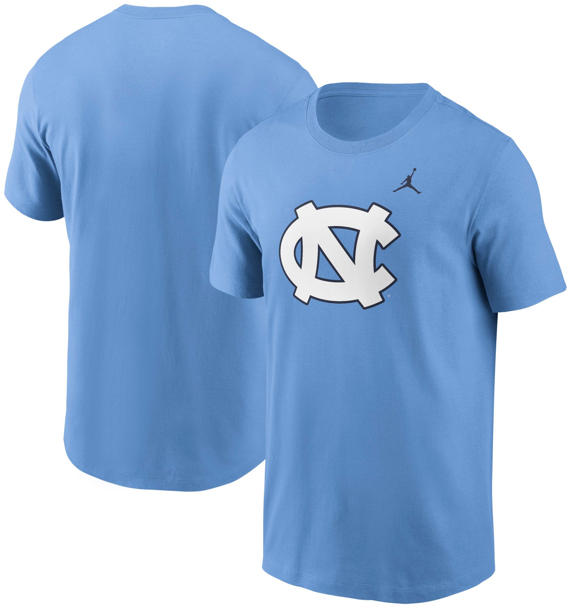 Nike Men's North Carolina Tar Heels Carolina Blue Core Cotton Logo T-Shirt product image