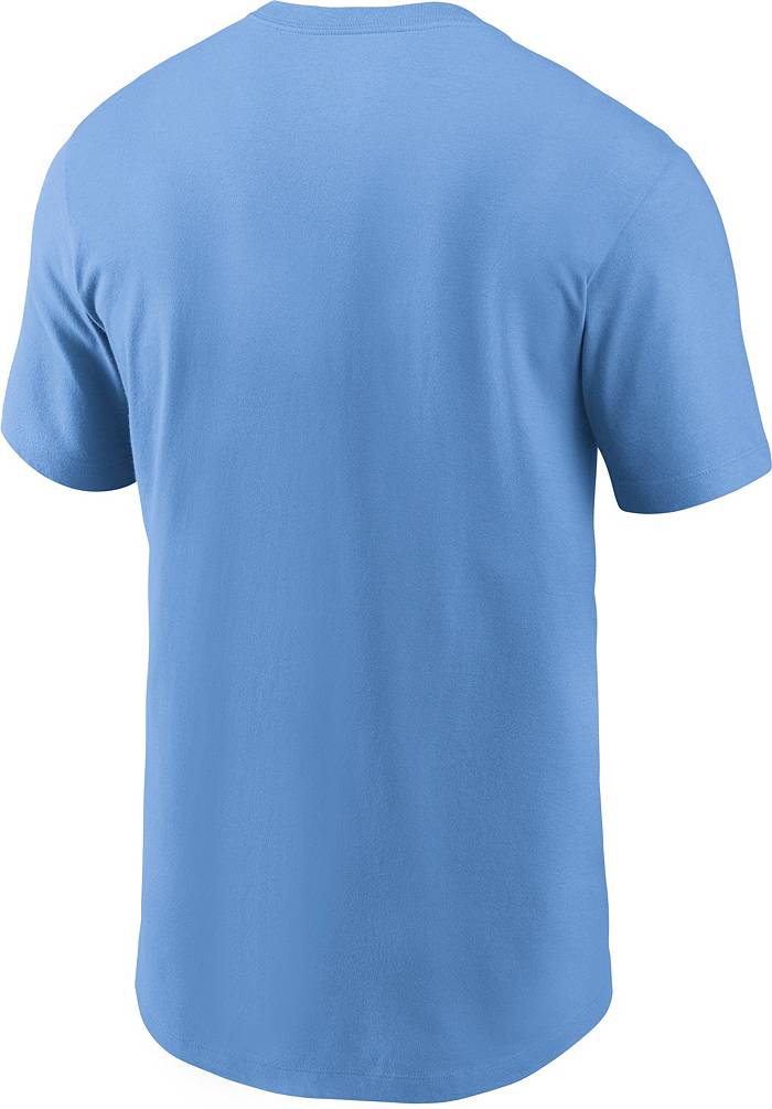 Men's Nike Light Blue Philadelphia Phillies Cooperstown Collection Logo T- Shirt
