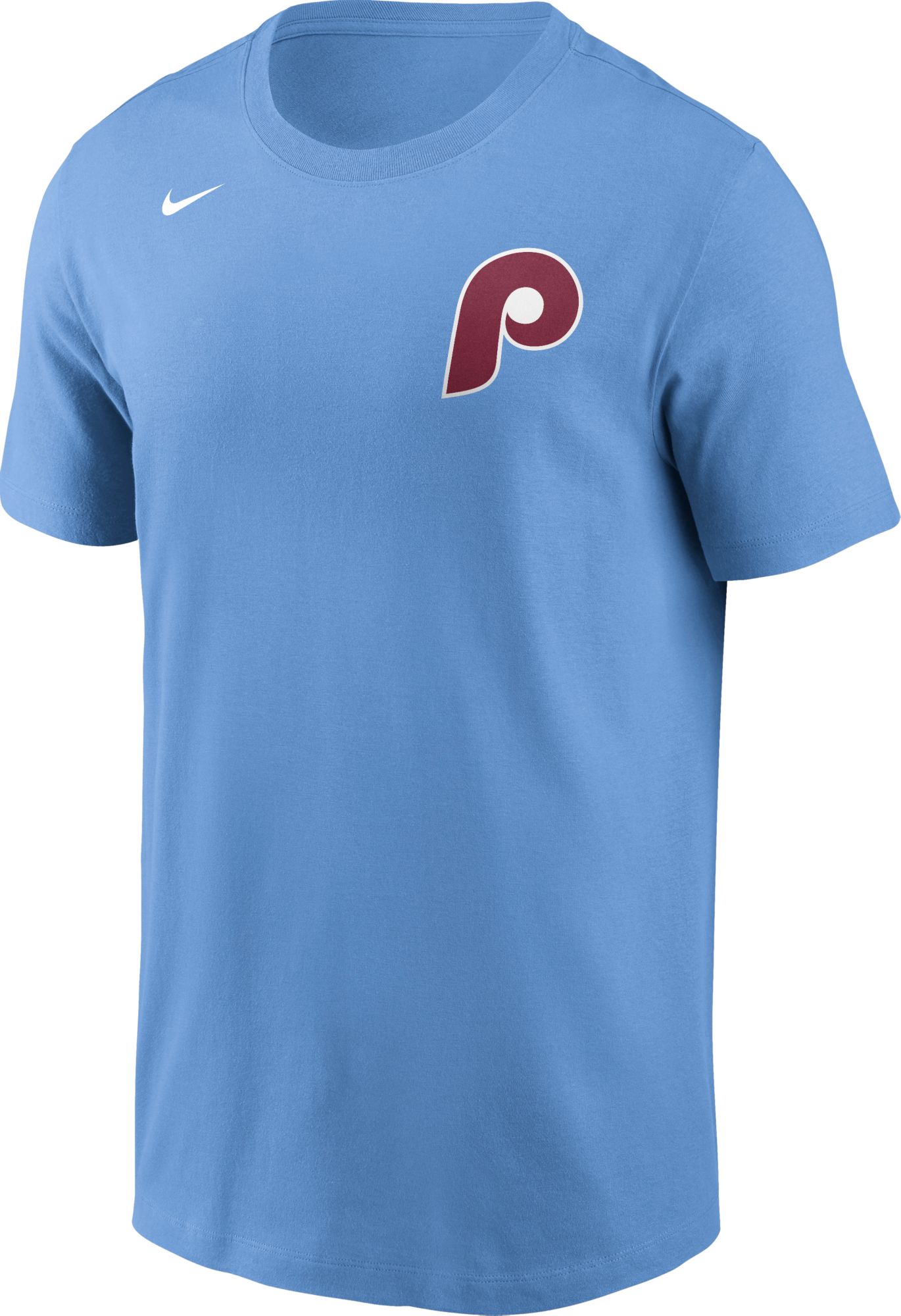 Nike Men's Philadelphia Phillies Trea Turner #7 Light Blue T-Shirt