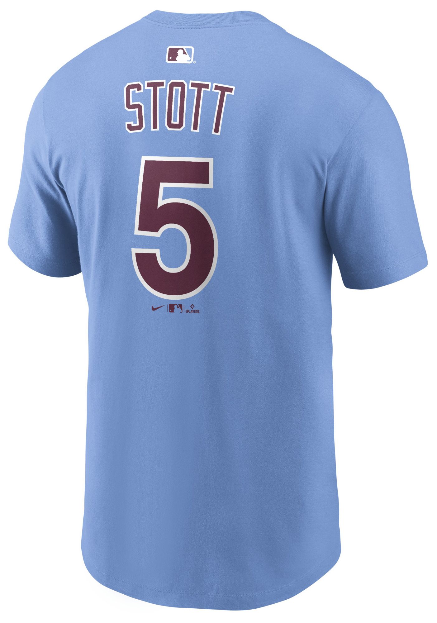 Nike Men's Philadelphia Phillies Bryson Stott #5 Blue Alternate T-Shirt product image