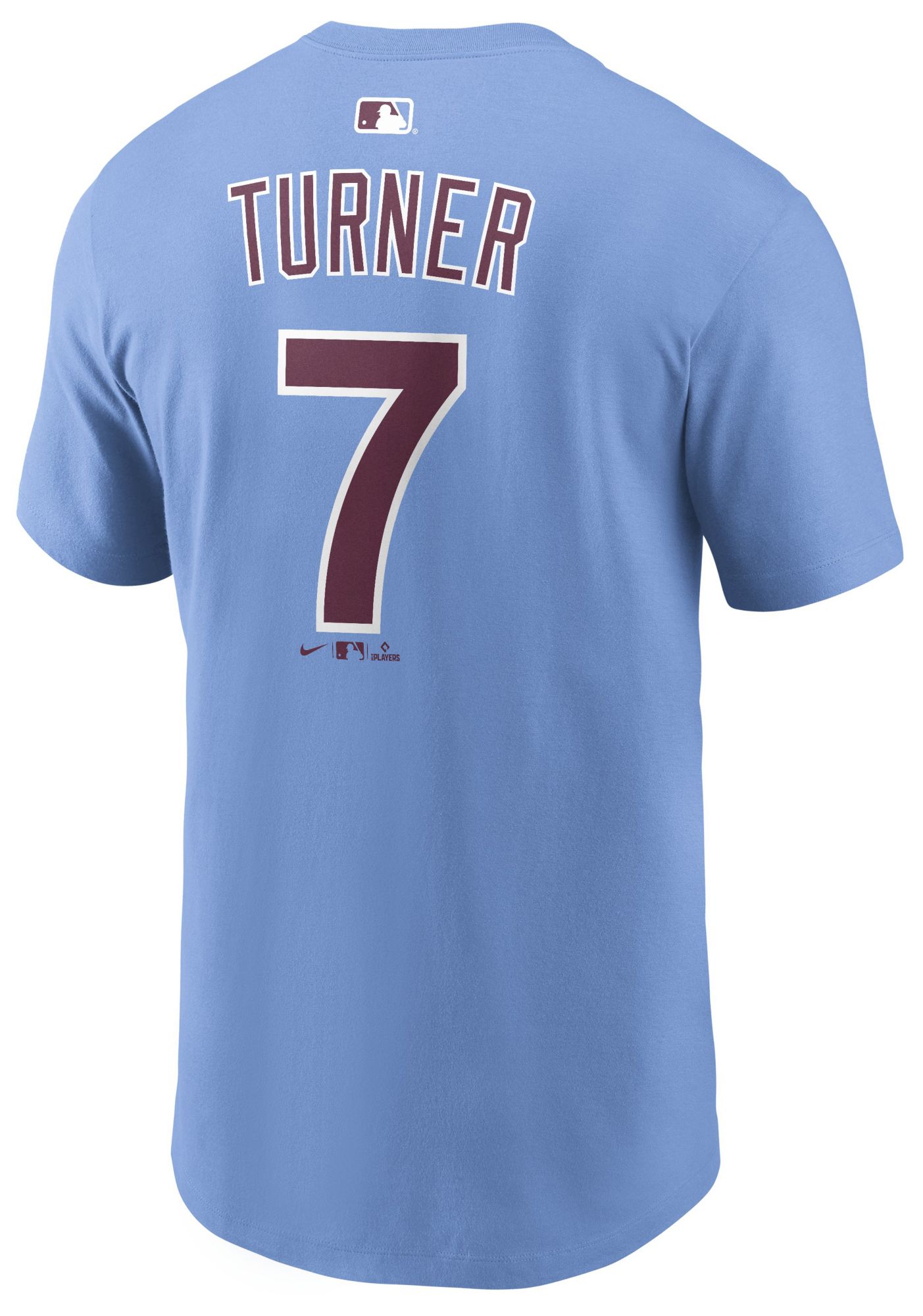 Nike Men's Philadelphia Phillies Trea Turner #7 Blue Alternate T-Shirt product image