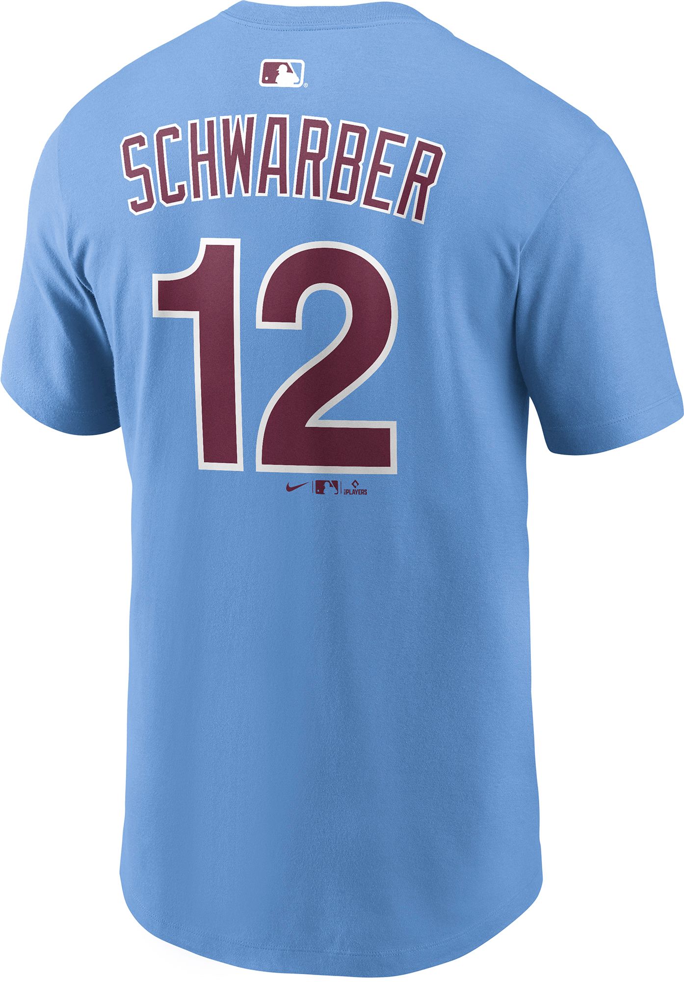 Nike Men's Philadelphia Phillies Kyle Schwarber #12 Blue Alternate T-Shirt product image