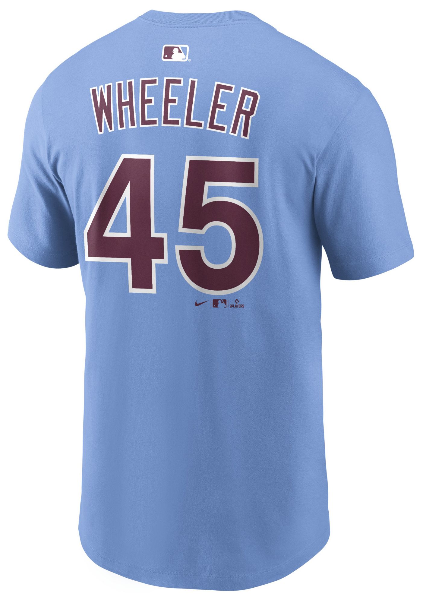 Nike Men's Philadelphia Phillies Zack Wheeler #45 Blue Alternate T-Shirt product image