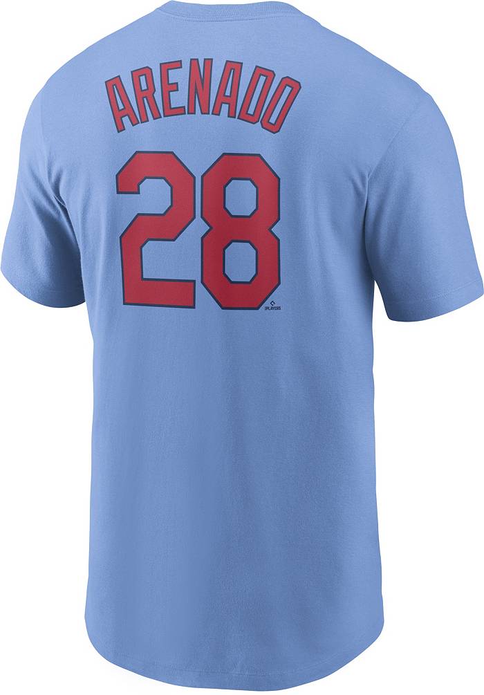 Men's Nike Ozzie Smith St. Louis Cardinals Cooperstown Collection Light  Blue Jersey