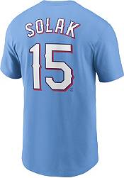 Nike Men's Texas Rangers Nick Solak #15 Blue T-Shirt product image