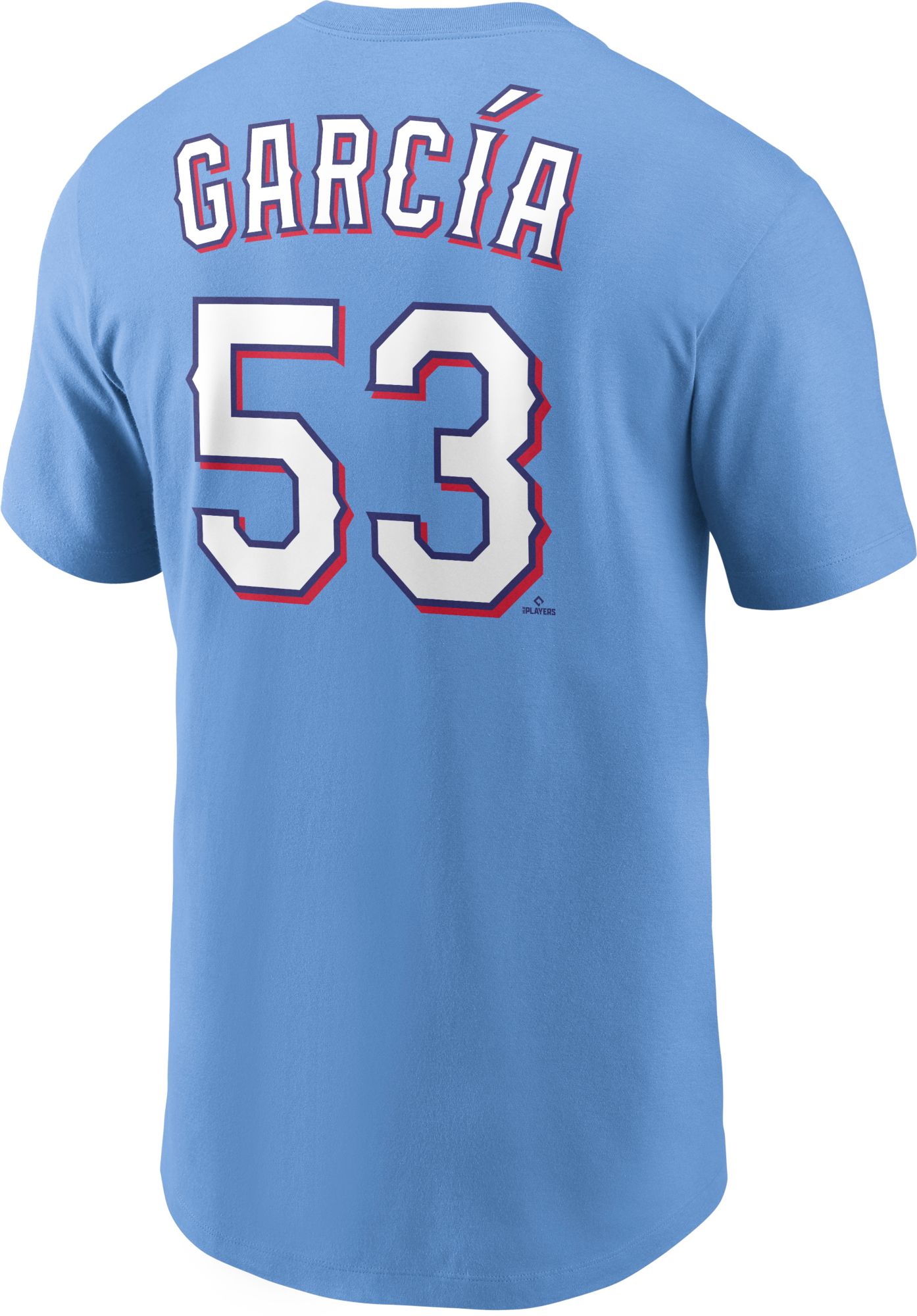 Nike Men's Texas Rangers Adolis García #53 Blue T-Shirt product image