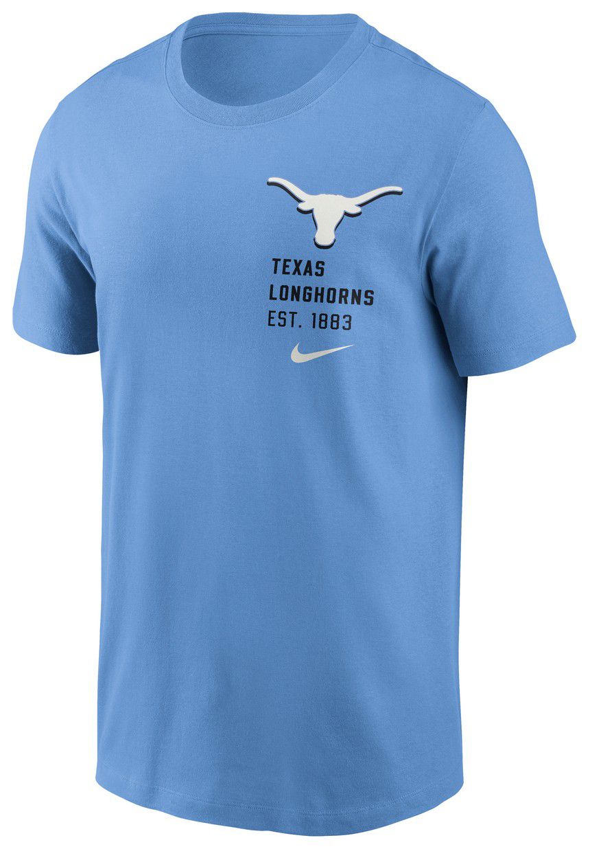 Nike Men's Texas Longhorns Valor Blue Record Back Hit T-Shirt product image