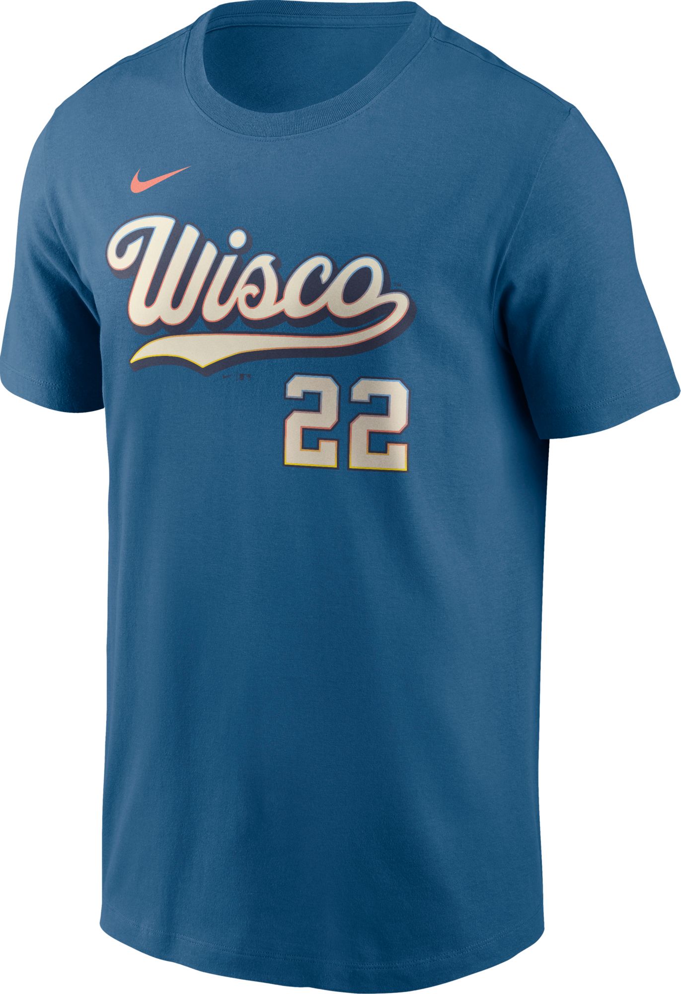 Nike Men's Milwaukee Brewers 2026 City Connect Christian Yelich #22 T-Shirt product image