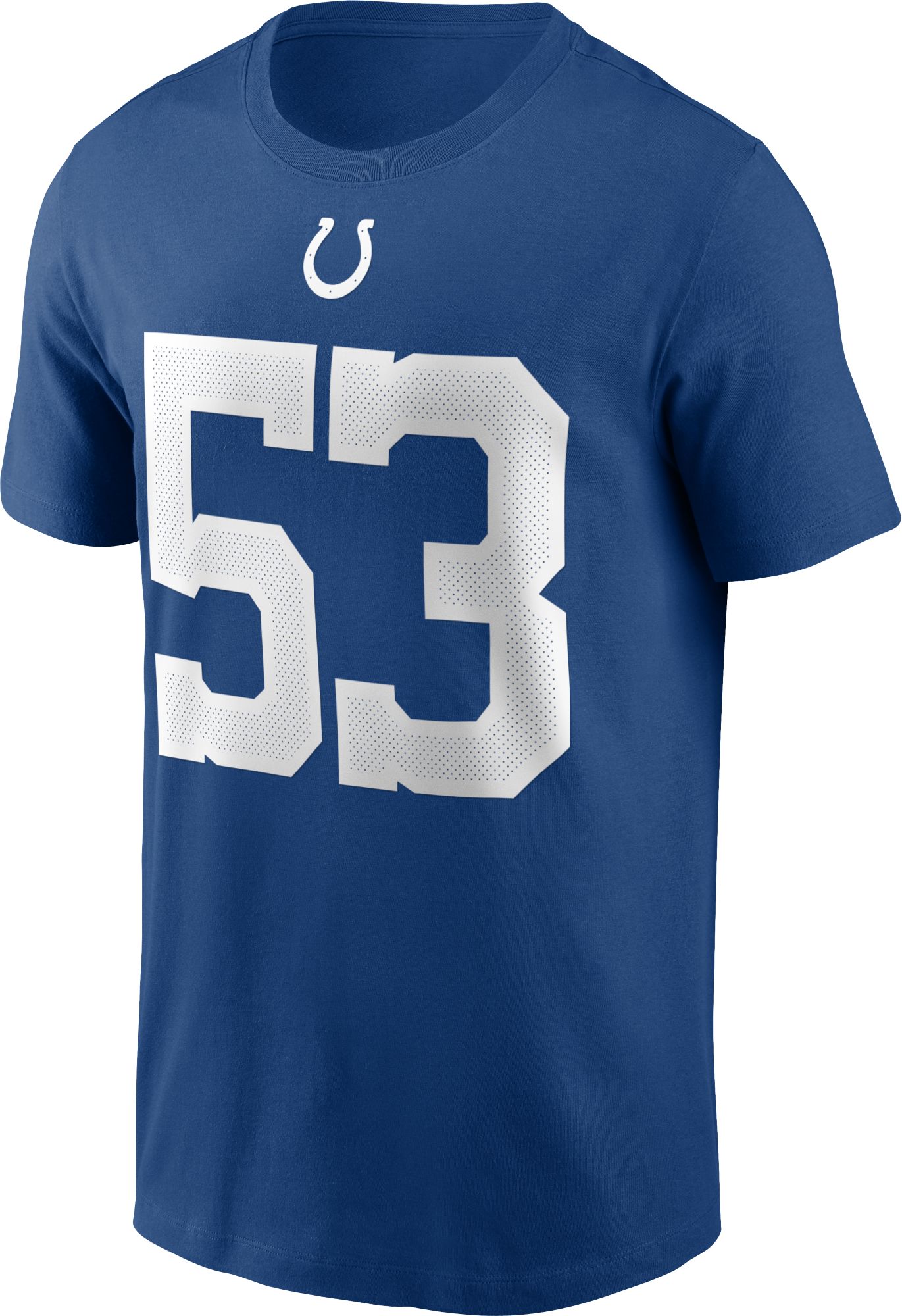 Nike Men's Indianapolis Colts Darius Leonard #53 Blue T-Shirt product image