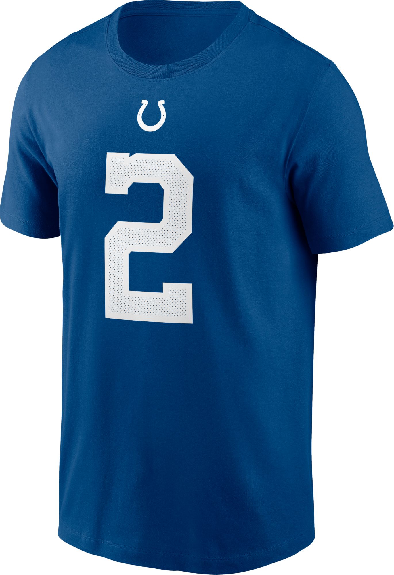 Nike Men's Indianapolis Colts Carson Wentz #2 Blue T-Shirt product image