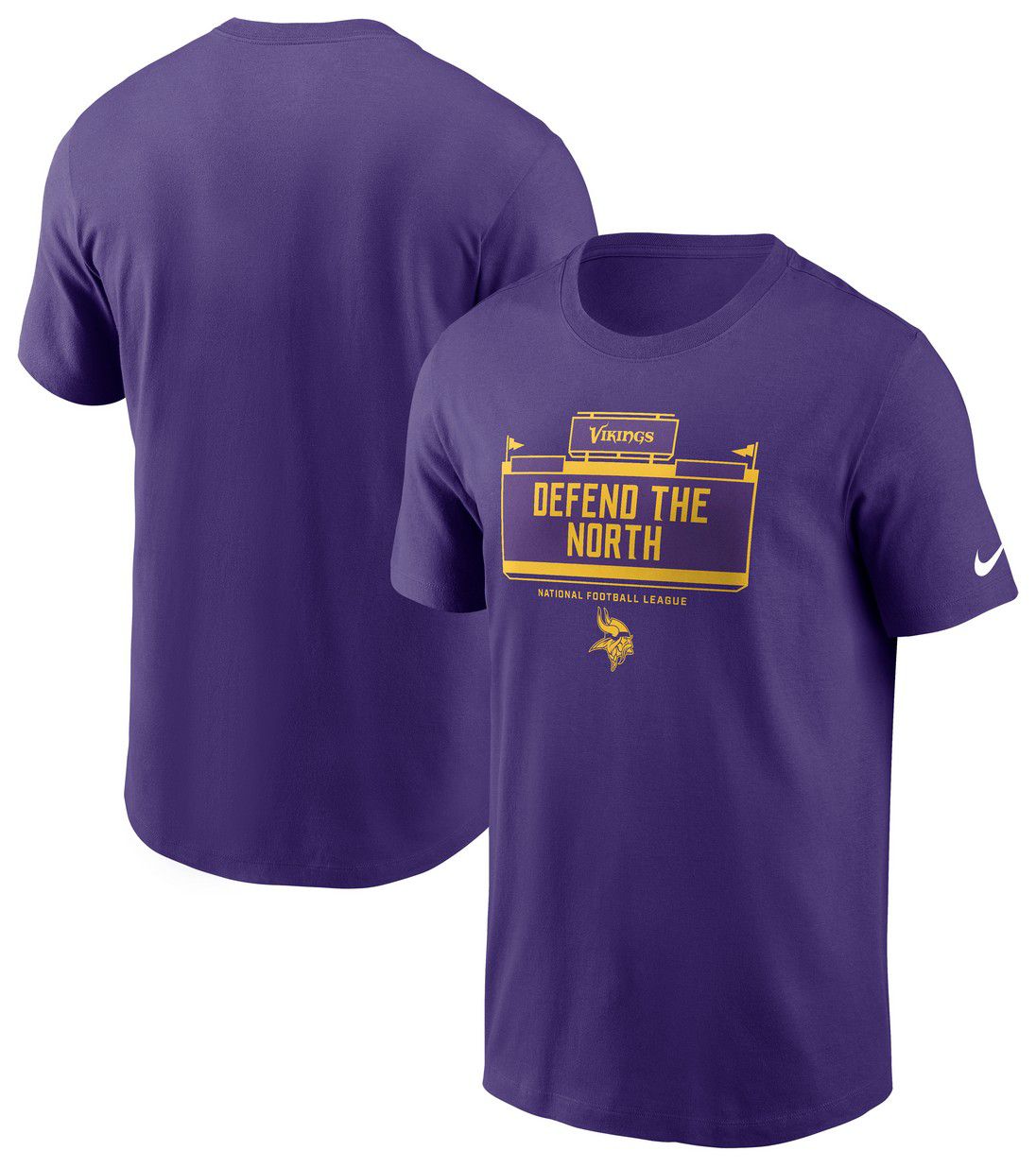 Nike Men's Minnesota Vikings Cotton Essential Local Court Purple T-Shirt product image