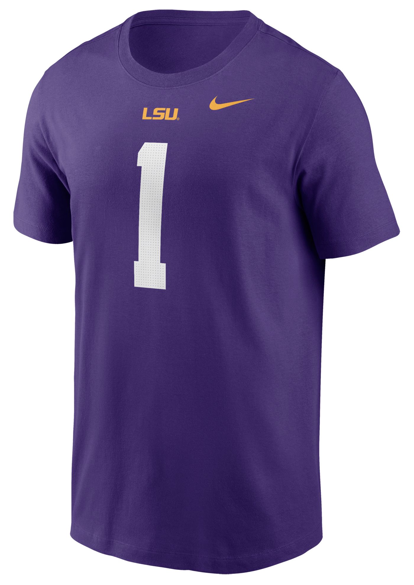 Nike LSU Tigers Jersey #33 Nike Youth online Large Purple Yellow White