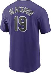 Nike Men's Colorado Rockies Charlie Blackmon #19 Purple T-Shirt product image